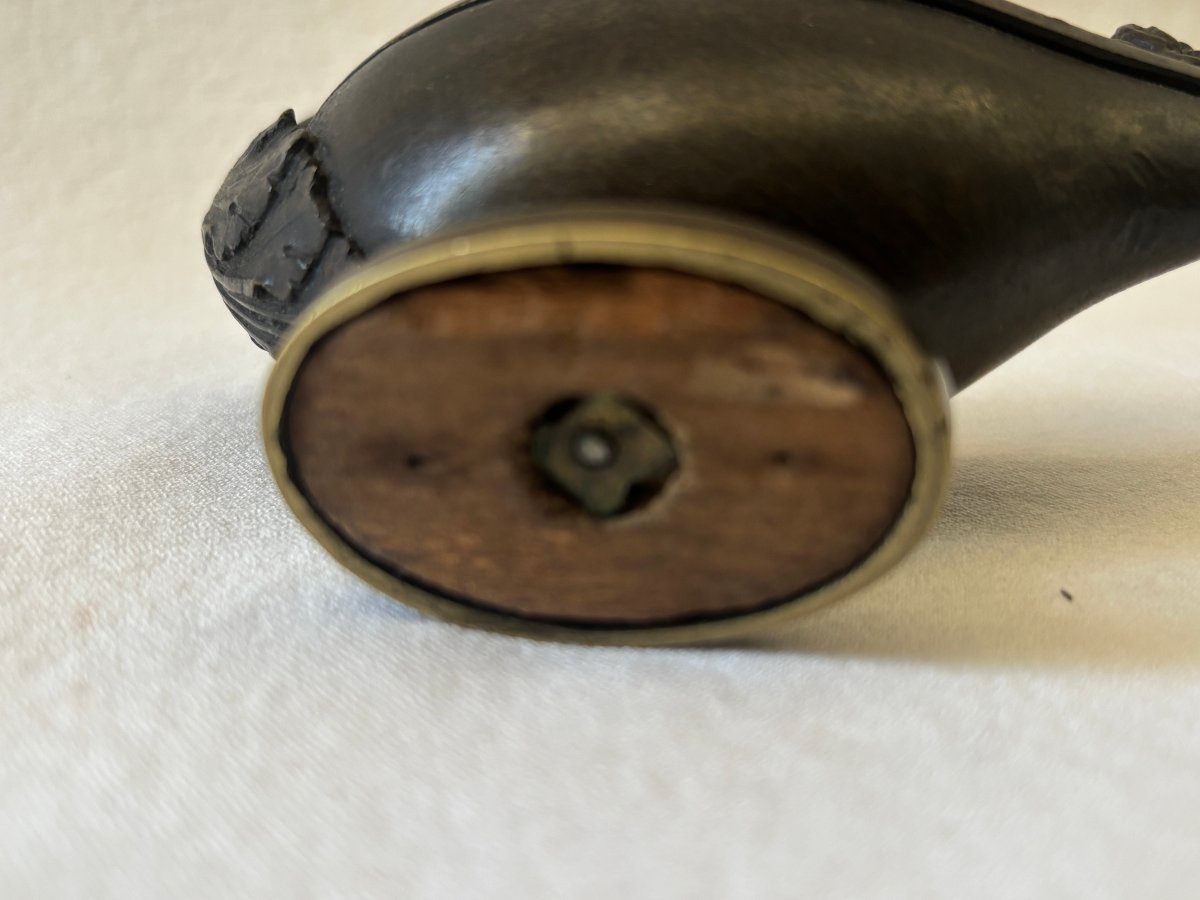 Empire-style Inkwell Shaped Like An Oil Lamp-photo-7
