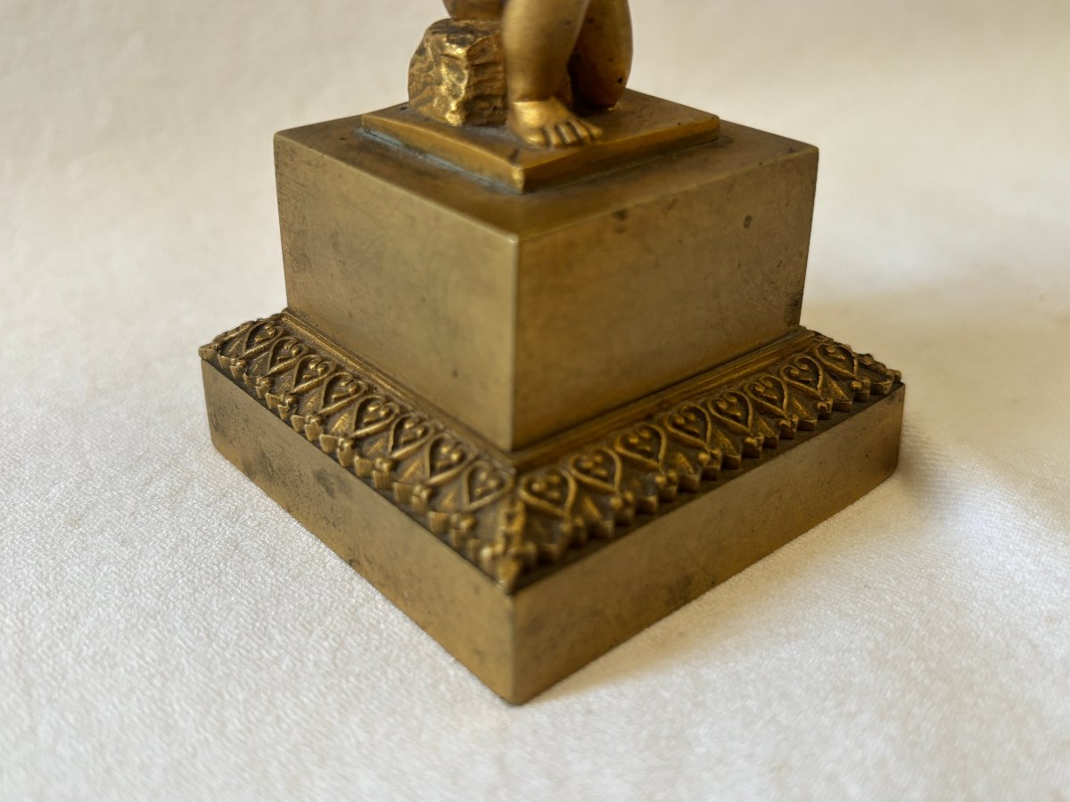 Empire-style Bronze Watch Holder With Ring Sizer-photo-2
