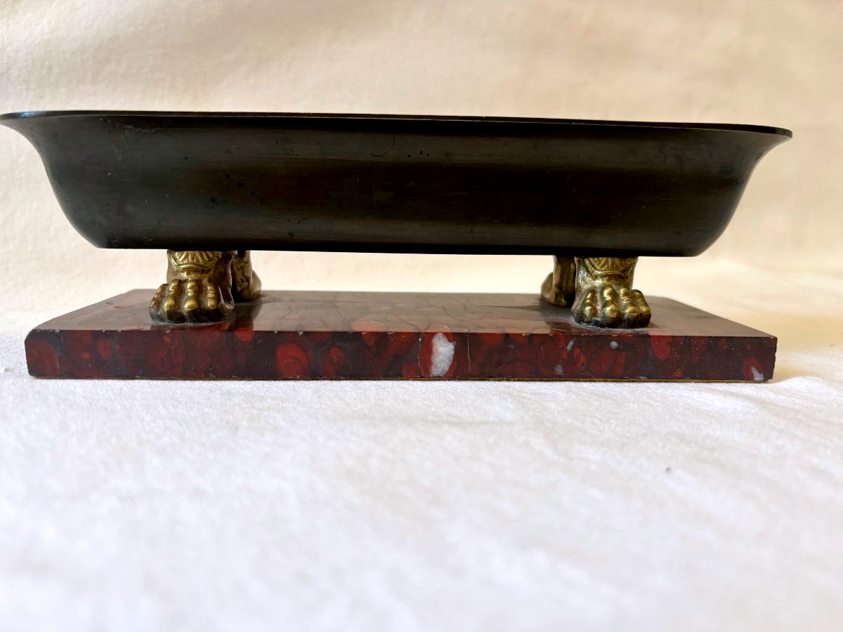 Item From The Grand Tour: Bath, Made Of Bronze And Marble-photo-6