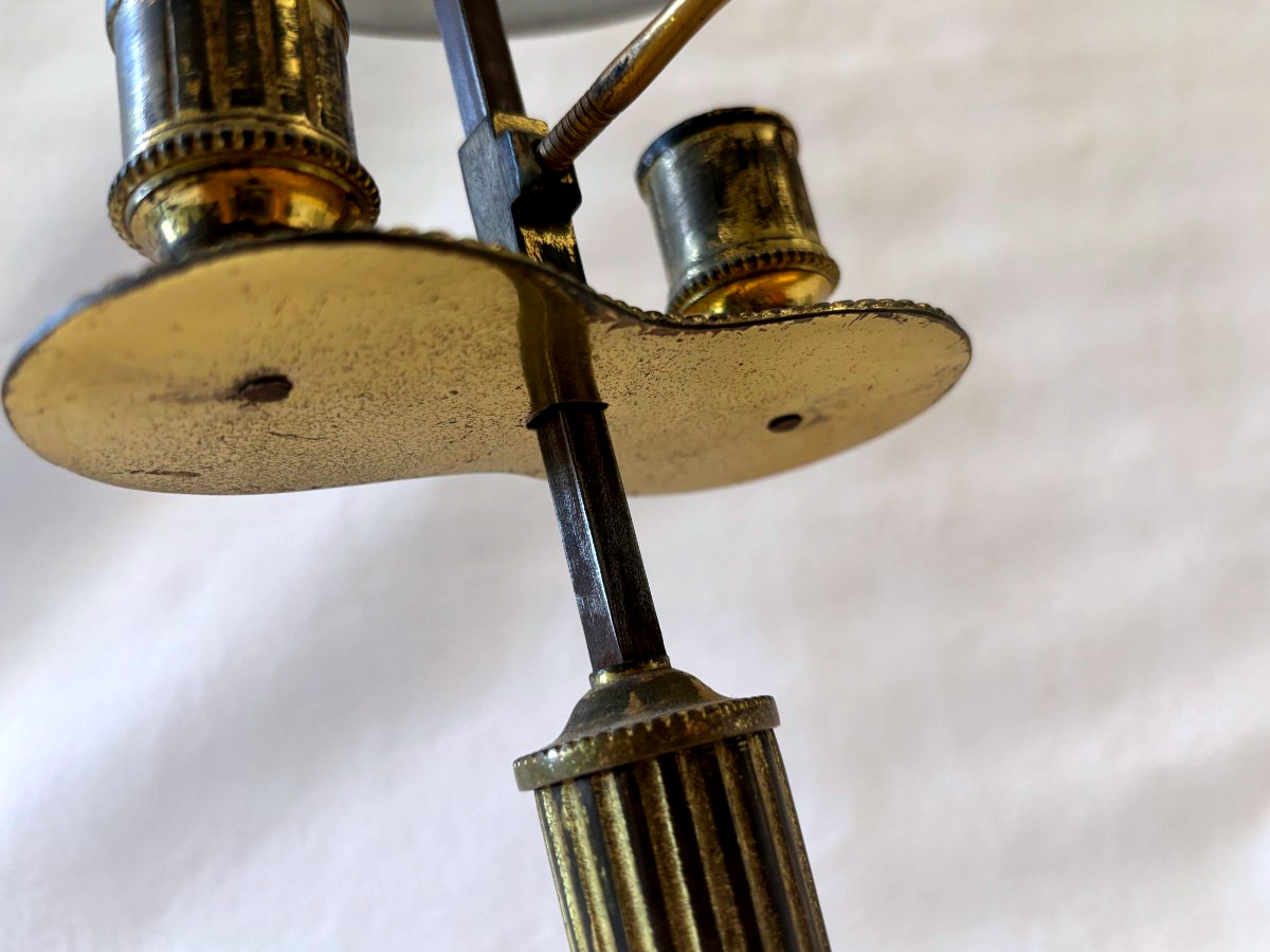 Directoire-style Hot-water Bottle Lamp In Gilded Bronze-photo-1