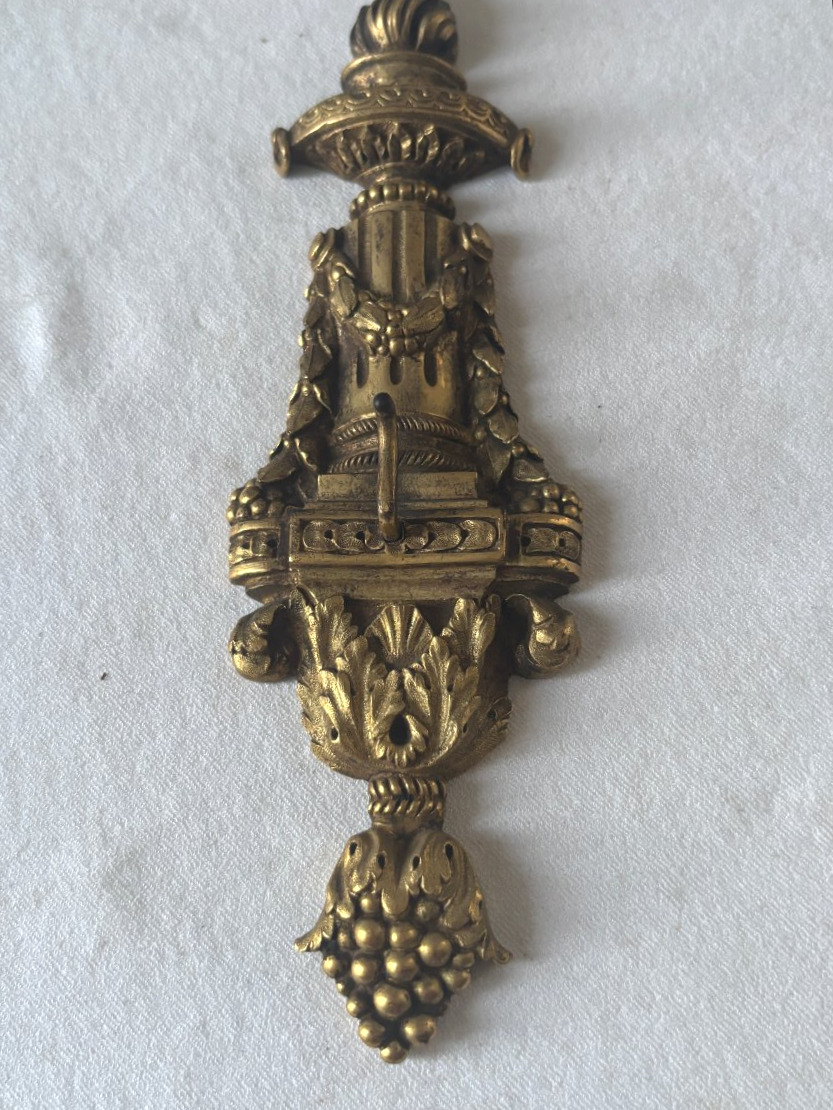 Miniature Door In Gilded Bronze From The Louis XVI Period