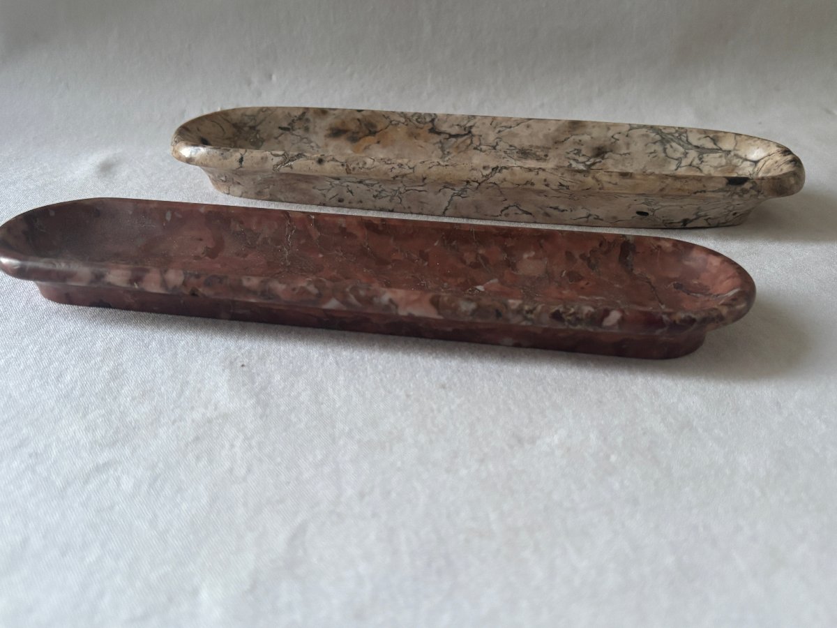 deux porte crayon en marbre-photo-2