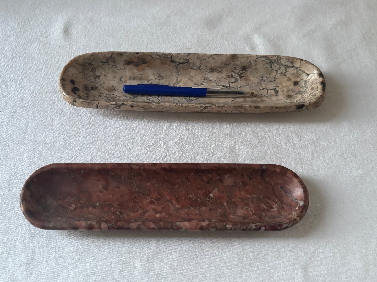 deux porte crayon en marbre-photo-3