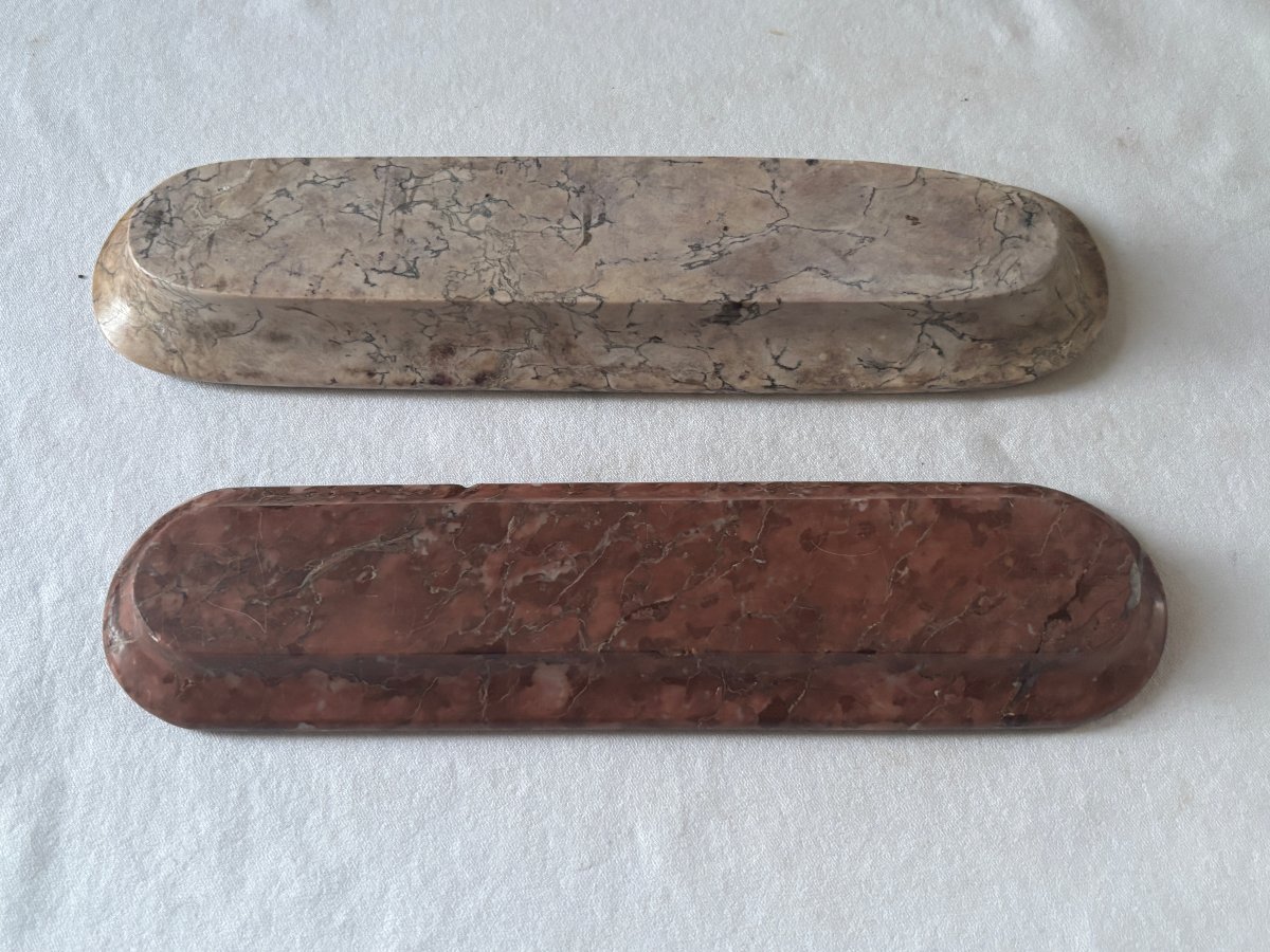 deux porte crayon en marbre-photo-4