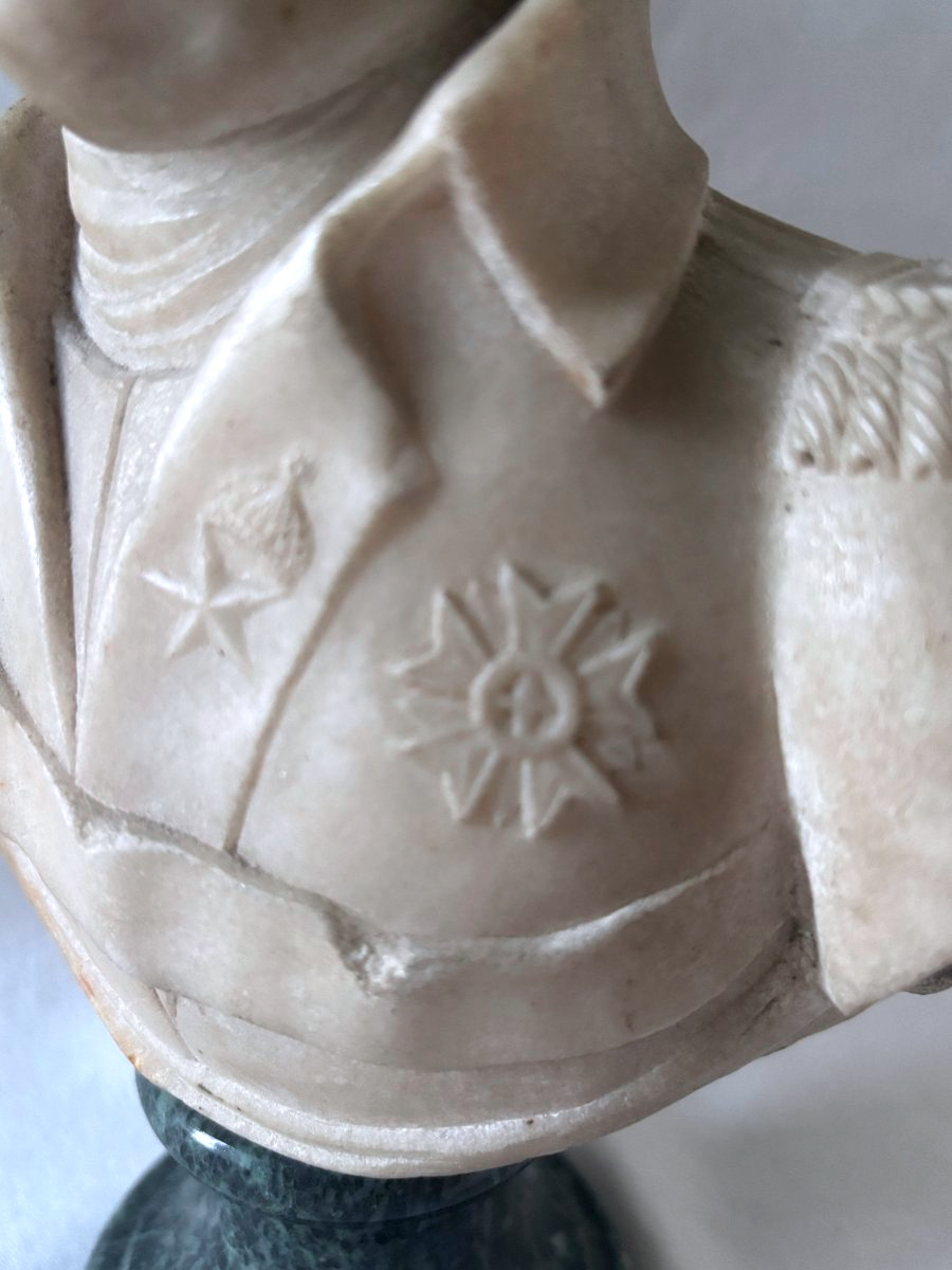 Marble Bust Of A Marshal From The First Empire-photo-1