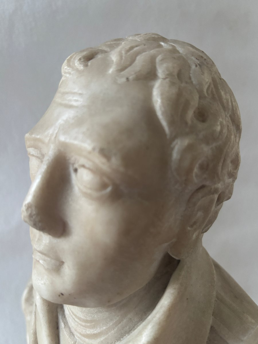 Marble Bust Of A Marshal From The First Empire-photo-3
