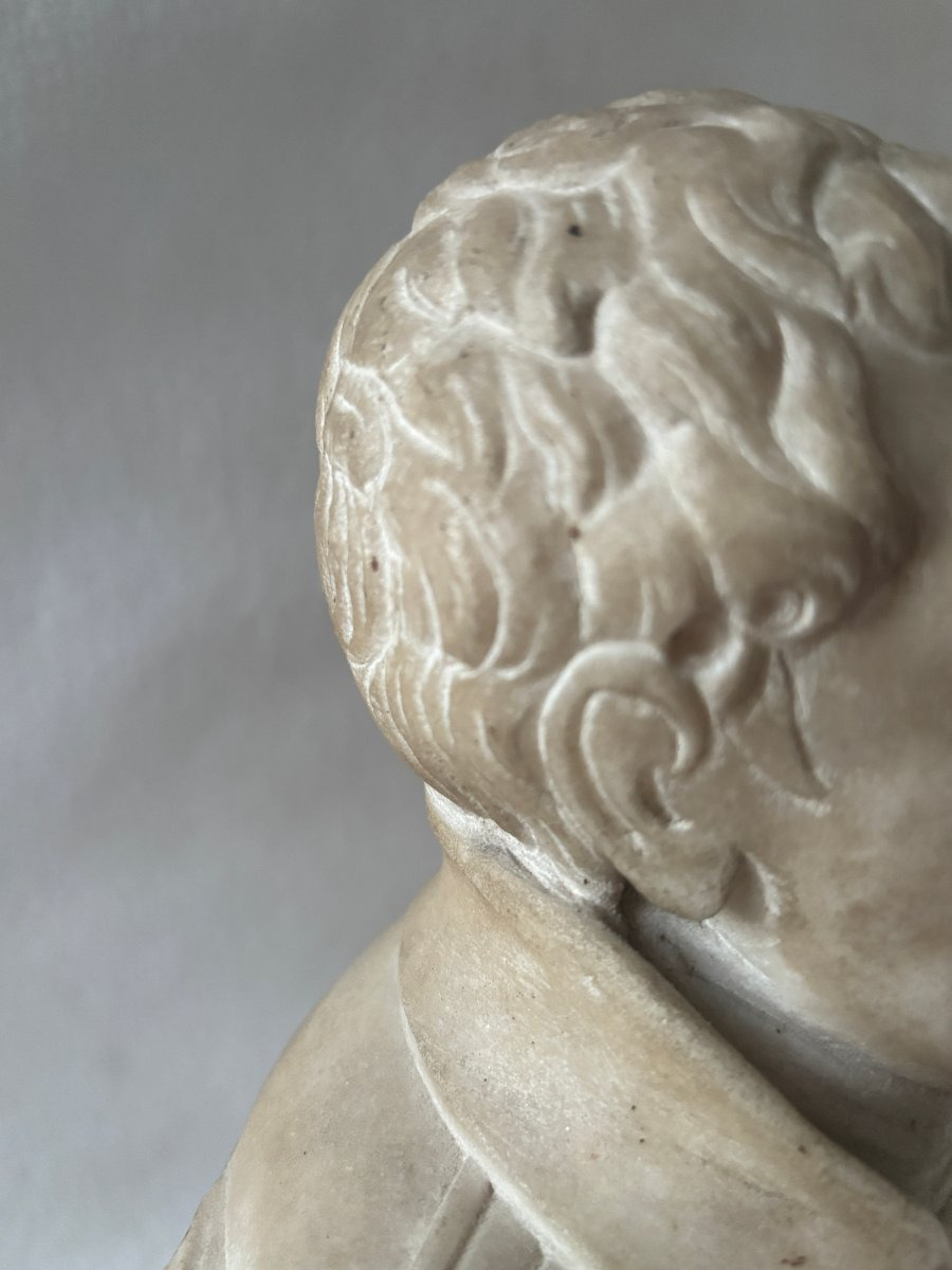 Marble Bust Of A Marshal From The First Empire-photo-4