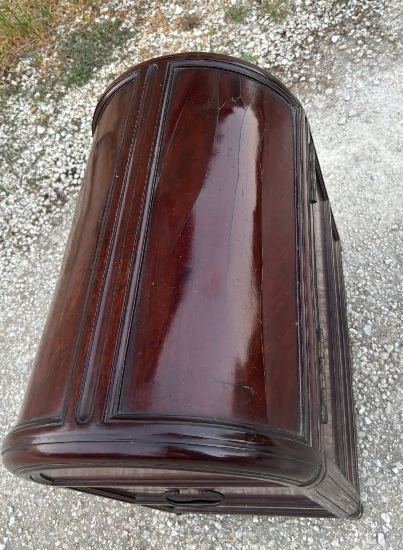 Small Chest Made Of Solid Mahogany In The Louis XV Style-photo-1