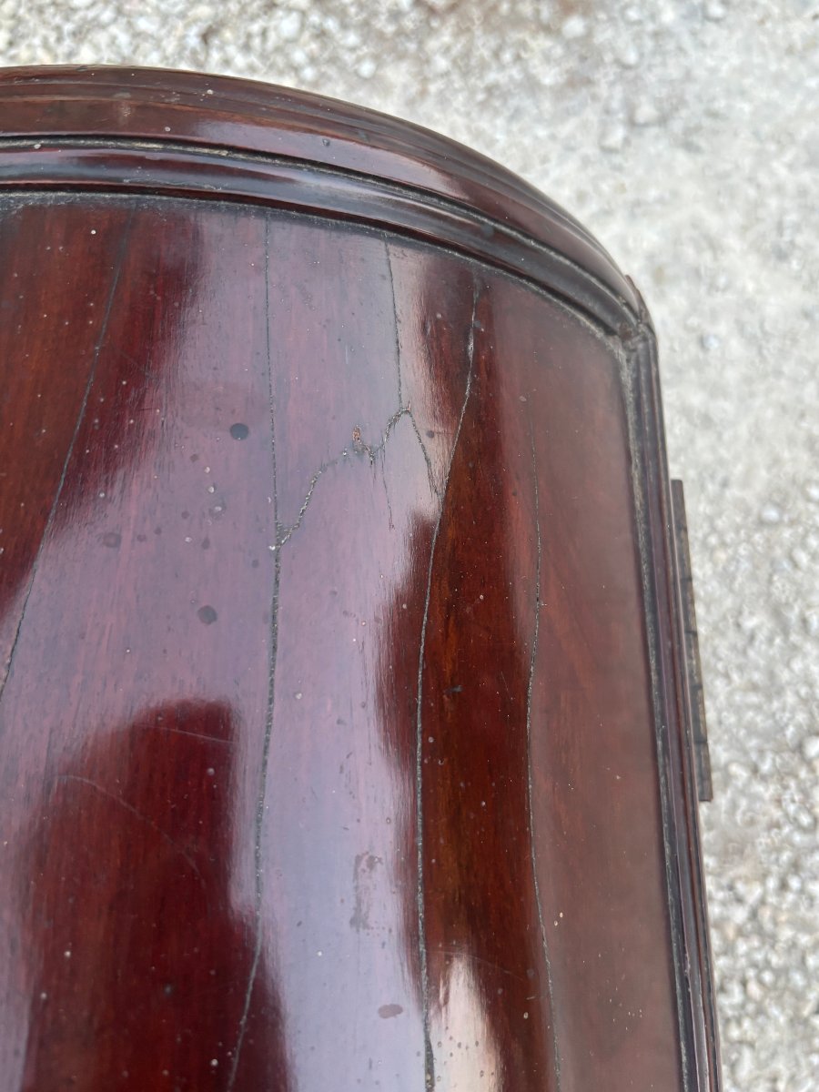 Small Chest Made Of Solid Mahogany In The Louis XV Style-photo-3