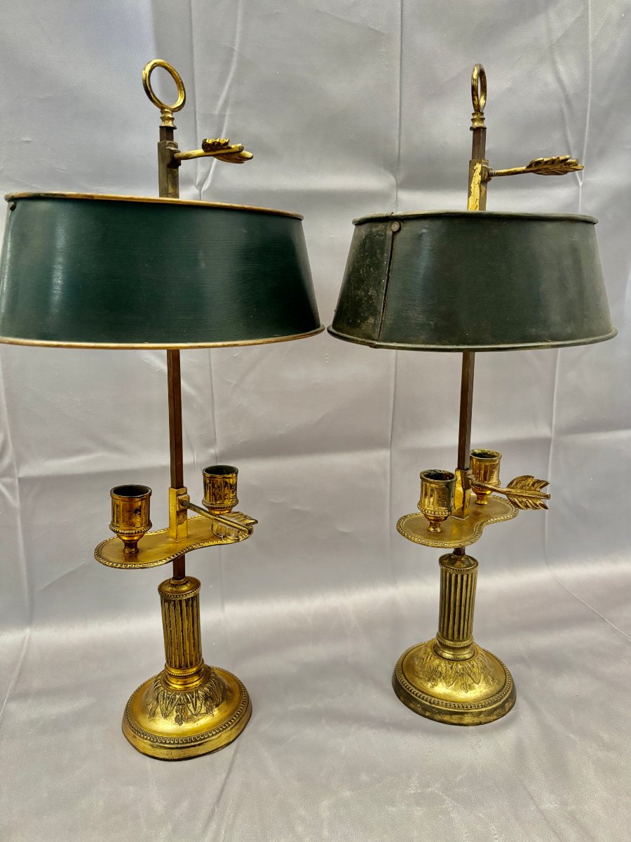 Pair Of Louis XVI-era Hot Water Bottle Lamps-photo-3