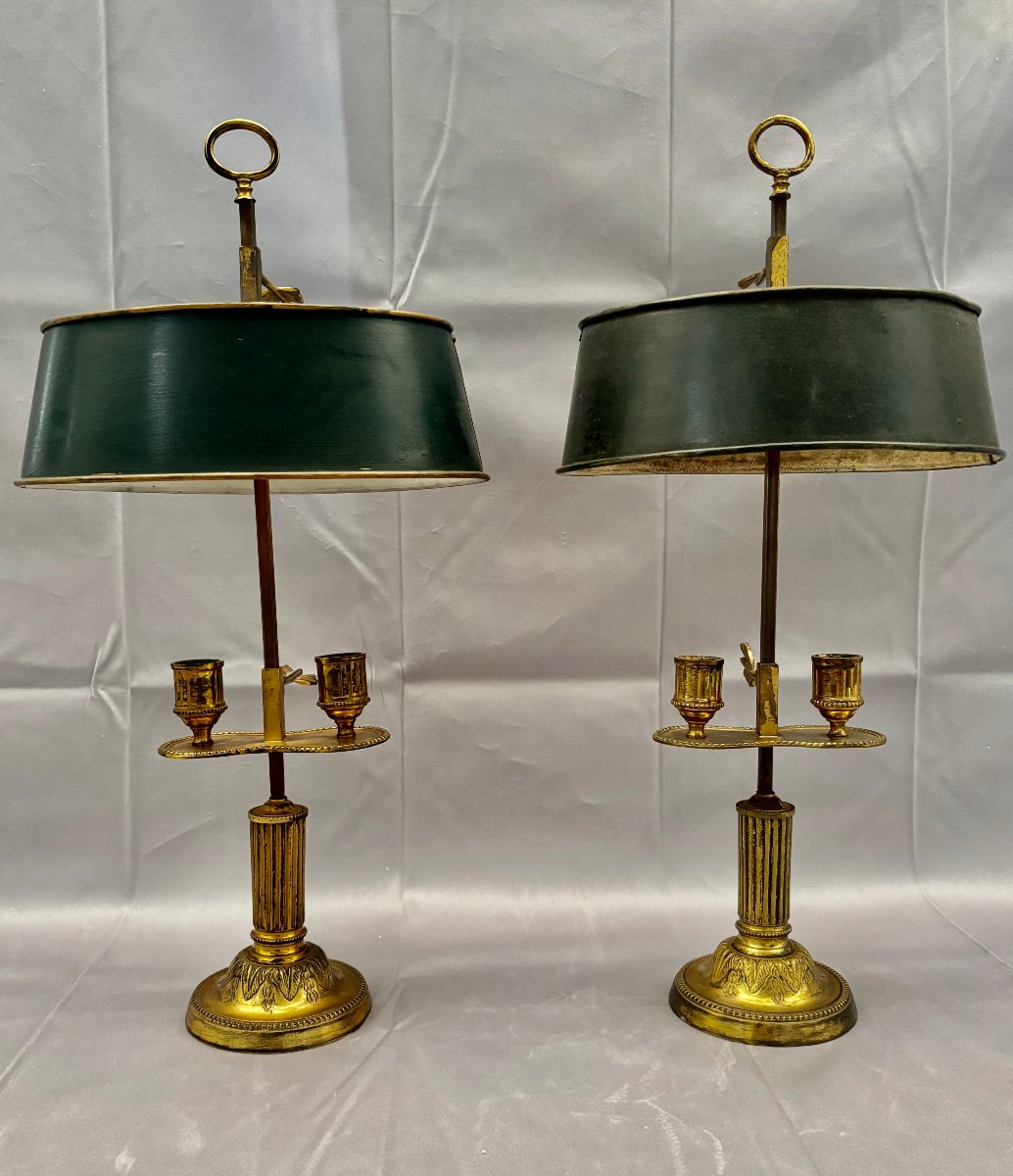 Pair Of Louis XVI-era Hot Water Bottle Lamps-photo-4