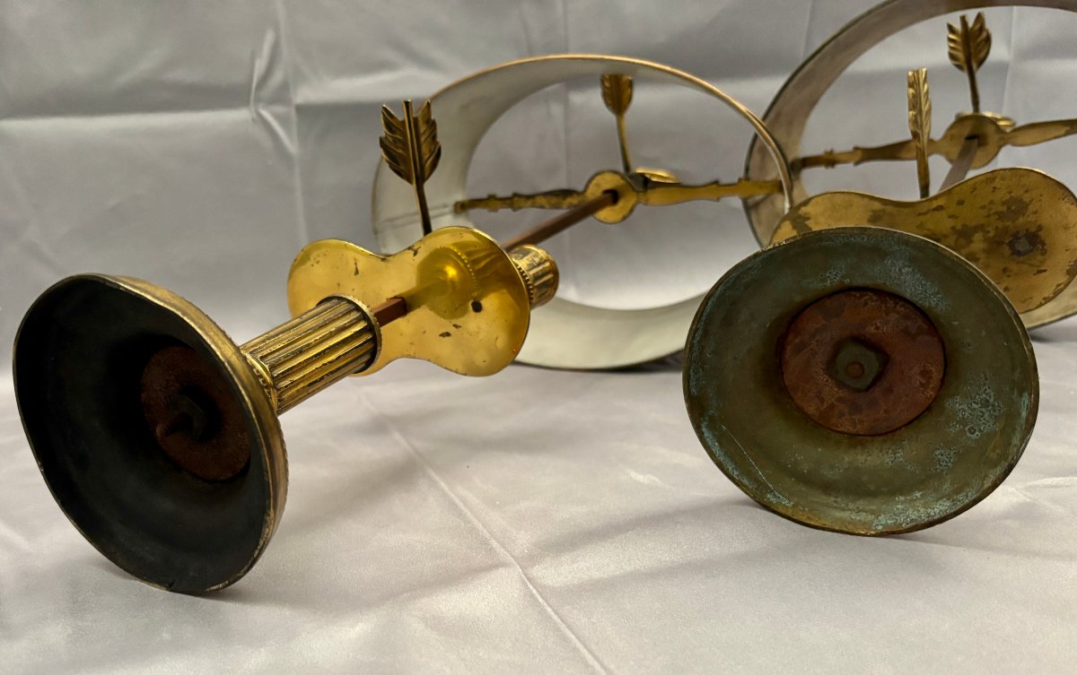 Pair Of Louis XVI-era Hot Water Bottle Lamps-photo-8