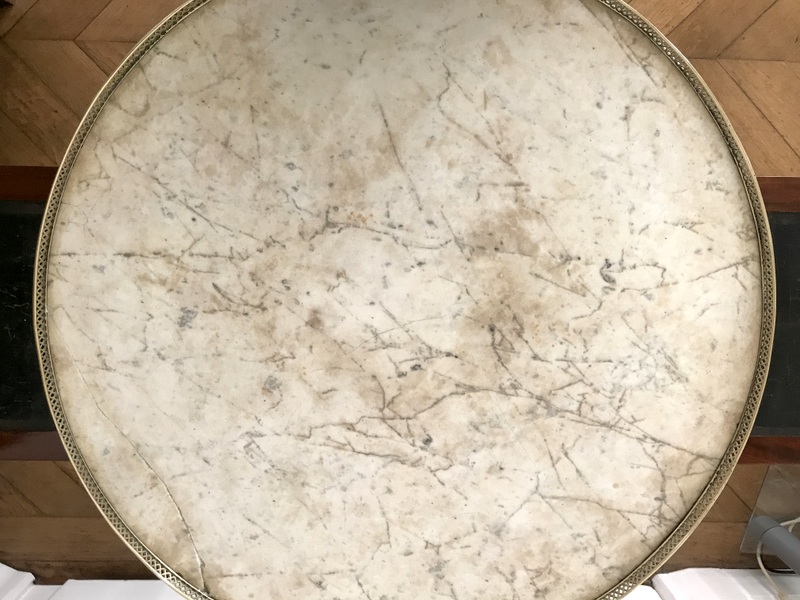 Table Bouillotte Louis XVI En Acajou-photo-7