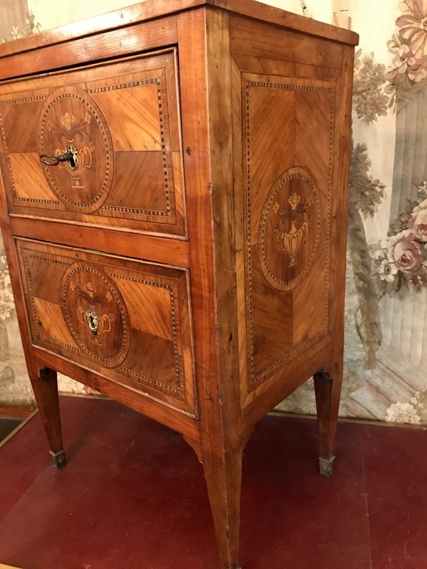 Italian Commode In Marquetry