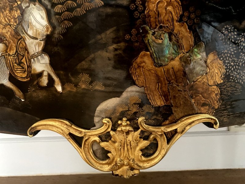 Commode En Laque De Style Louis XV-photo-6