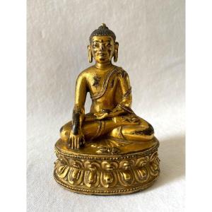 Buddha In Gilt Bronze