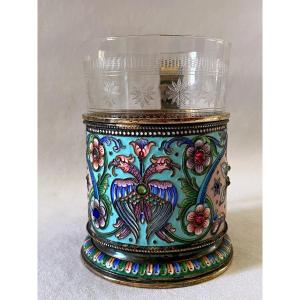Fabergé Argent Vermeil Et émail