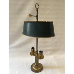 Directoire-style Hot-water Bottle Lamp In Gilded Bronze