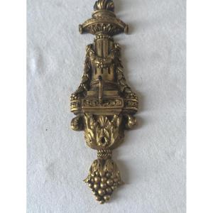 Porte miniature en bronze doré époque Louis XVI