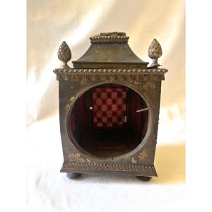 Caisse pendule d'officier époque Louis XVI