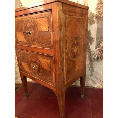 Italian Commode In Marquetry