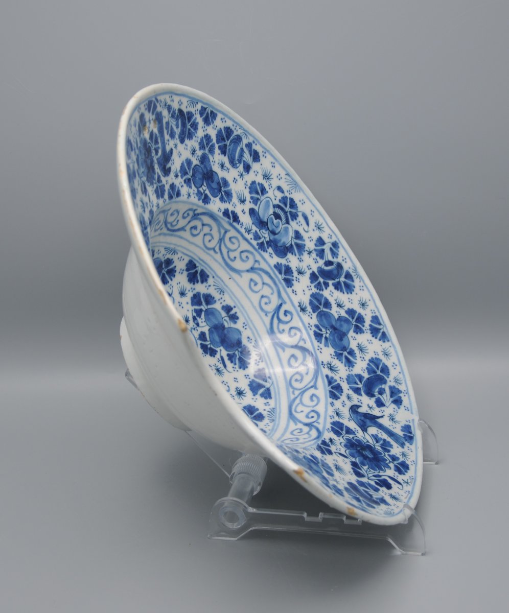 Delft Earthenware Shaving Dish, Early 18th Century-photo-4