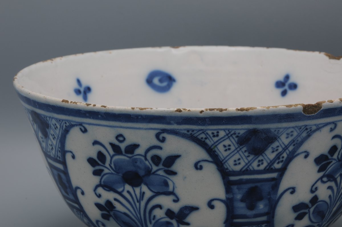 Paire de bols en faïence de Delft en camaieu blue, XVIIIe siècle-photo-6