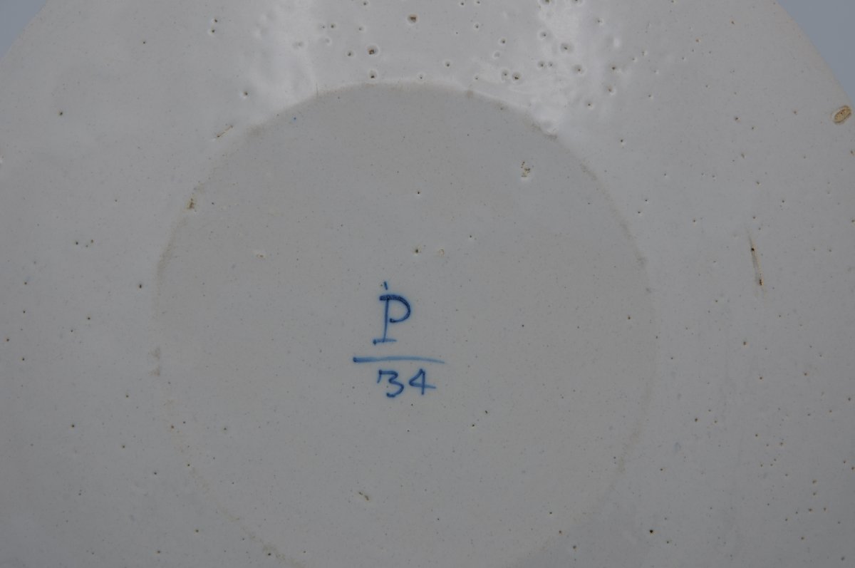 Assiette parlante en faïence de Delft à décor en camaïeu bleu, De Porceleyne Schotel, 1724–1764-photo-7