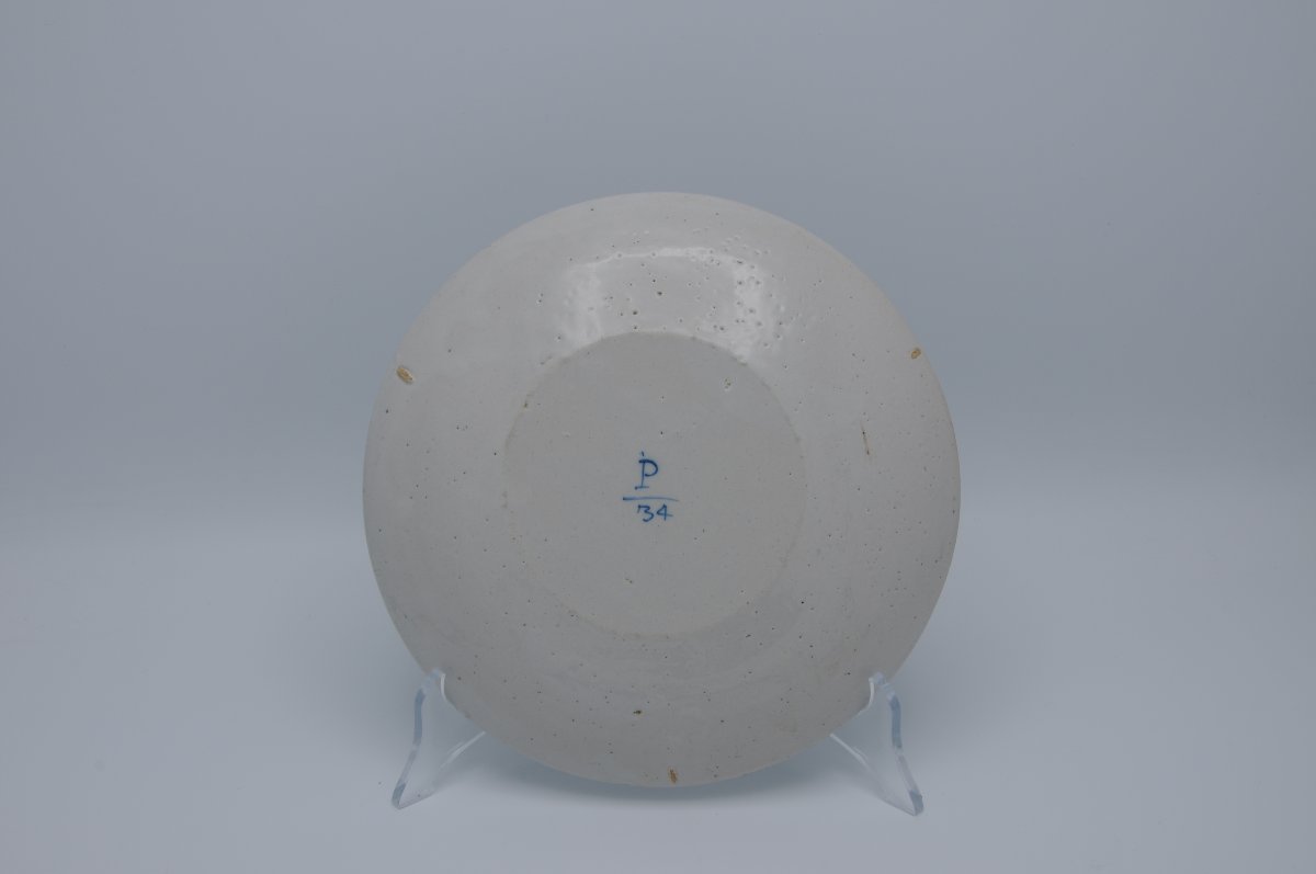 Assiette parlante en faïence de Delft à décor en camaïeu bleu, De Porceleyne Schotel, 1724–1764-photo-8