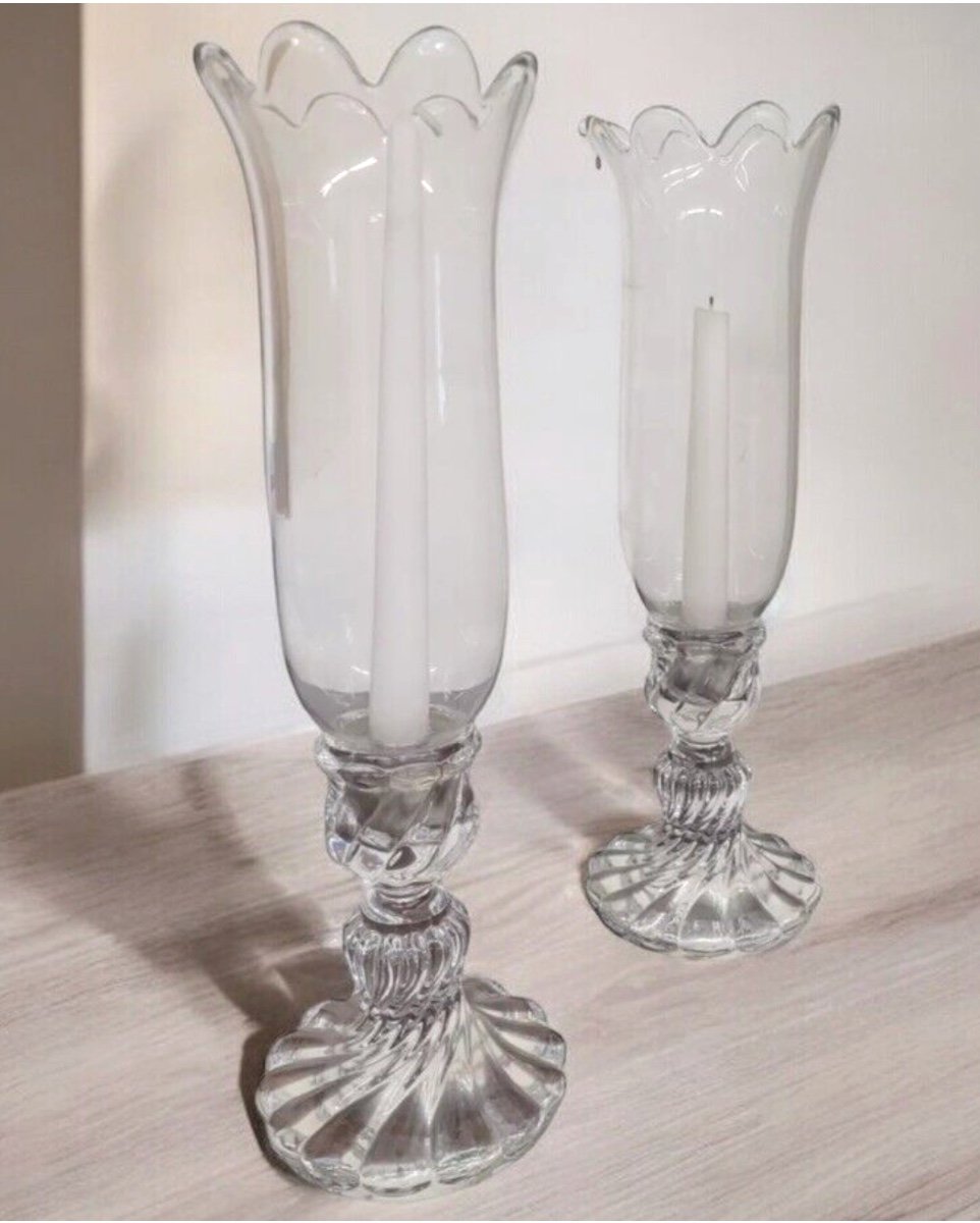 Pair Of Baccarat Tealight Holders