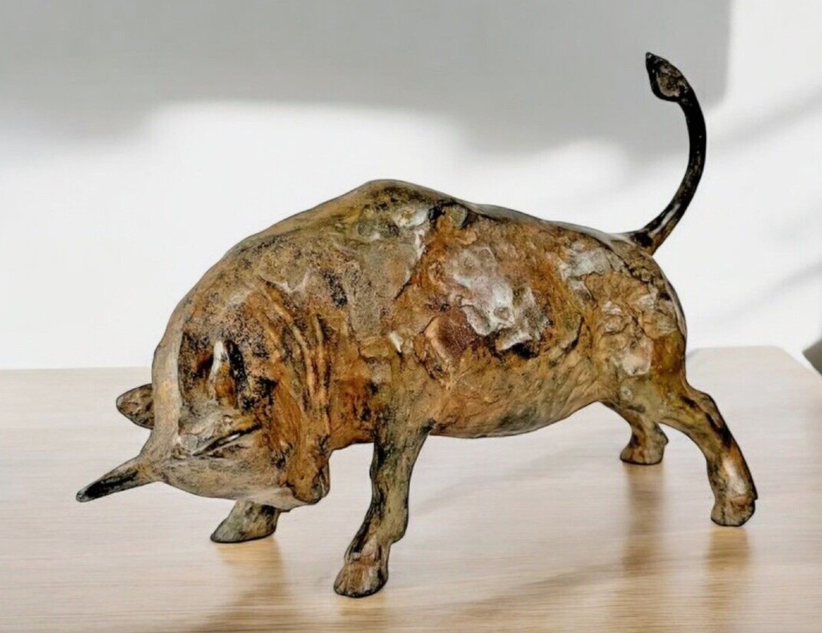 Bronze Bull By Pierre Chenet XX-xxi