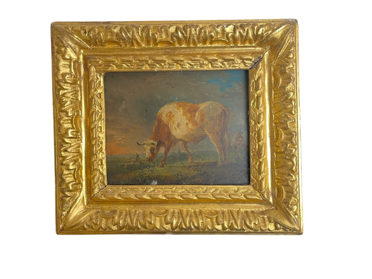 Painting On Wood Franz Innocenz Josef Kobell (1749-1822)-photo-2