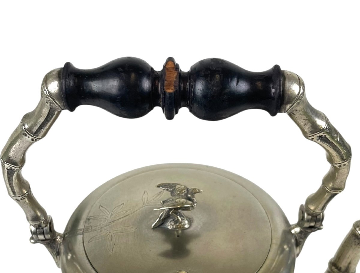  Samovar En Métal Argenté Allemand ( Wurttembergische Metal Waren Fabrik)-photo-2