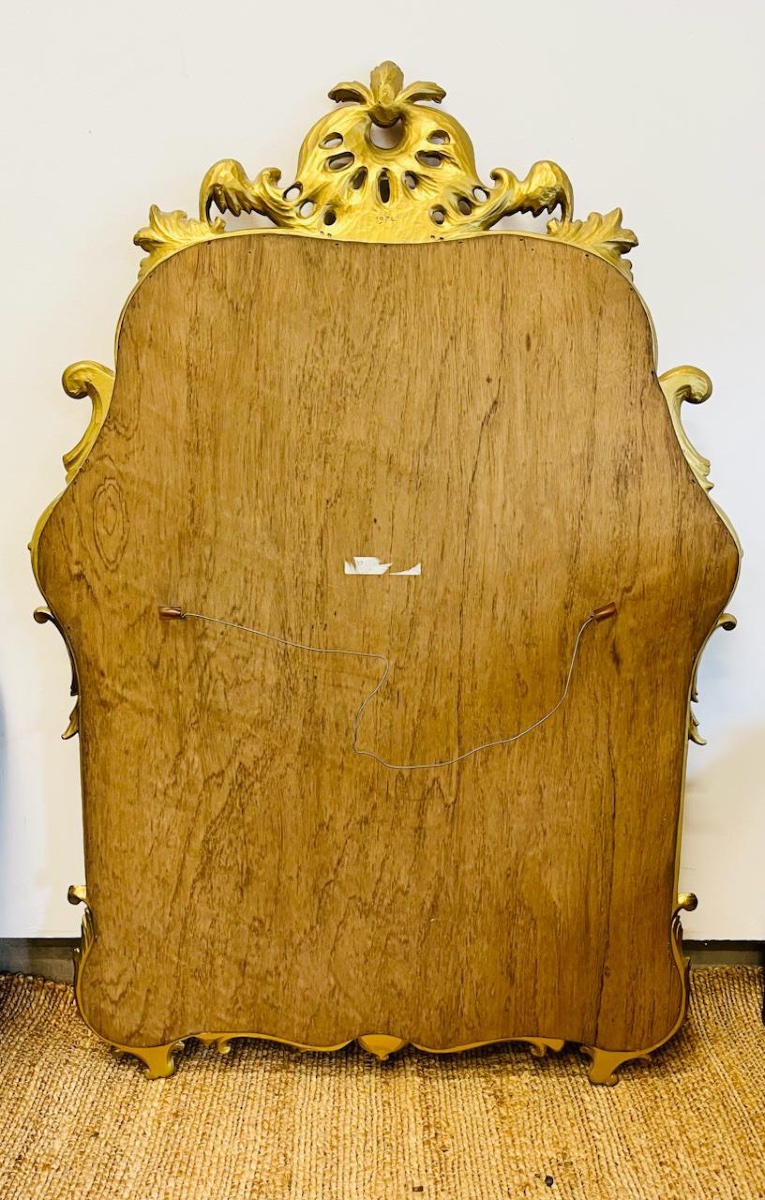 Miroir Doré De Style Louis XV-photo-5