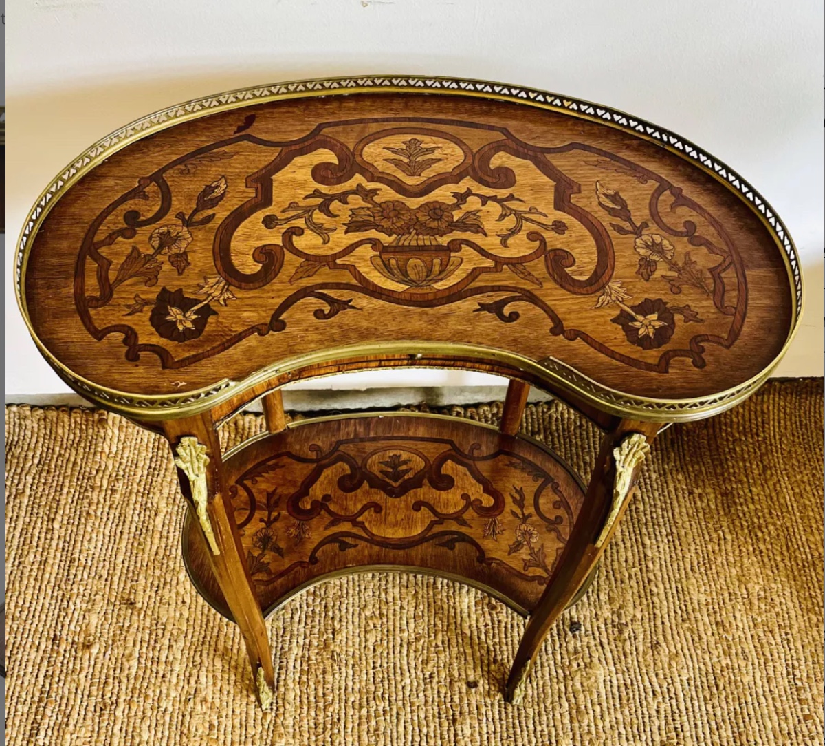 Table D’appoint Rognon De Style Louis XV – époque Napoléon III-photo-2