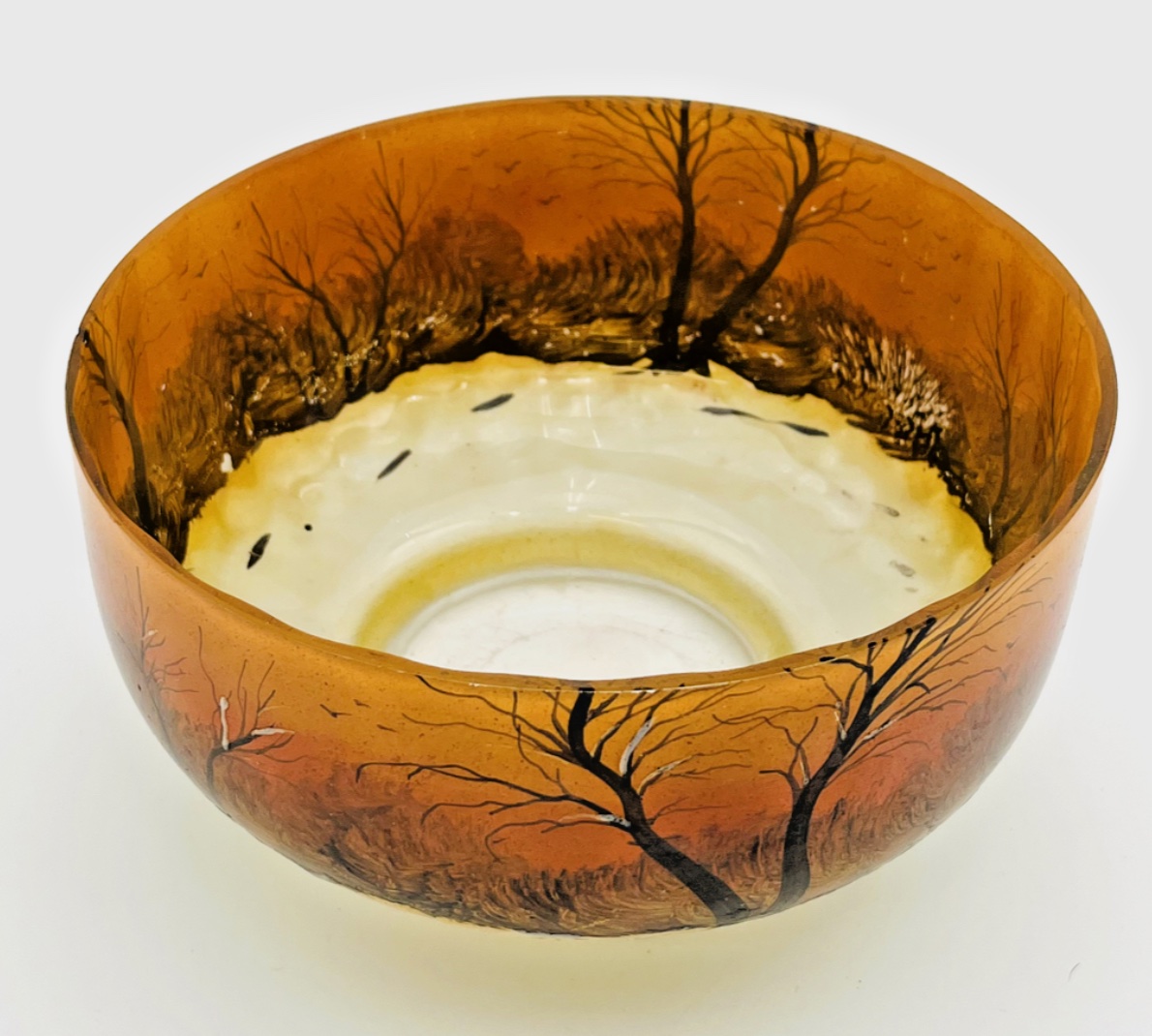 Coupe en verre François-Théodore Legras ( 1839-1916 )-photo-2