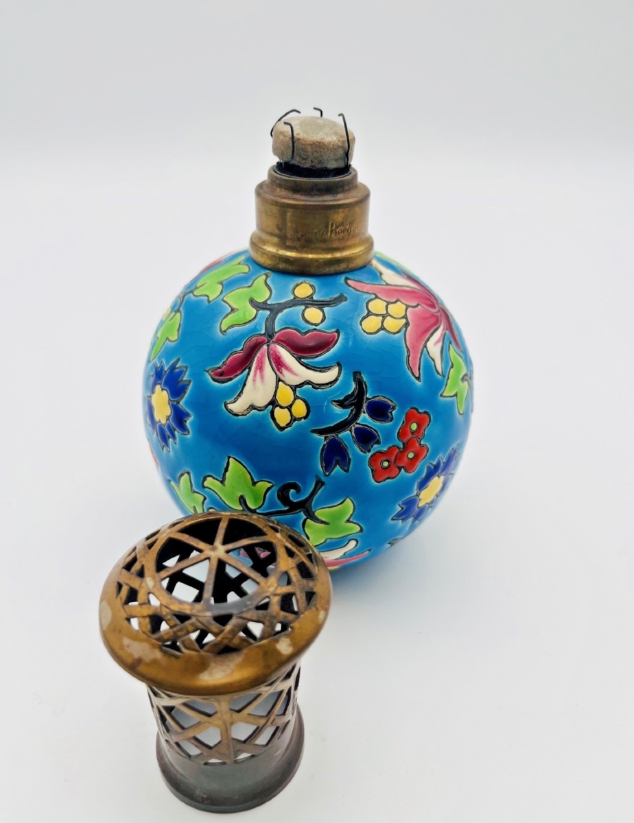 2 Share Berger Lamp Enamels From Longwy -photo-1