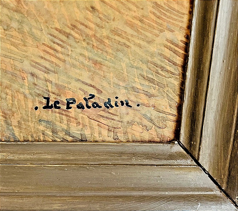 Aquarelle James MAHEY — Le Paladin — 14/06/1910 -photo-2