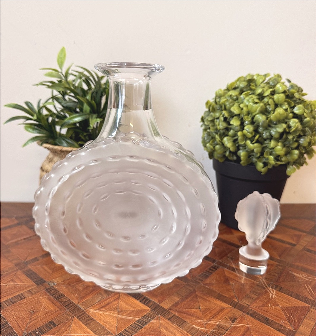 Carafe en cristal Lalique France – Modèle Parme-photo-2