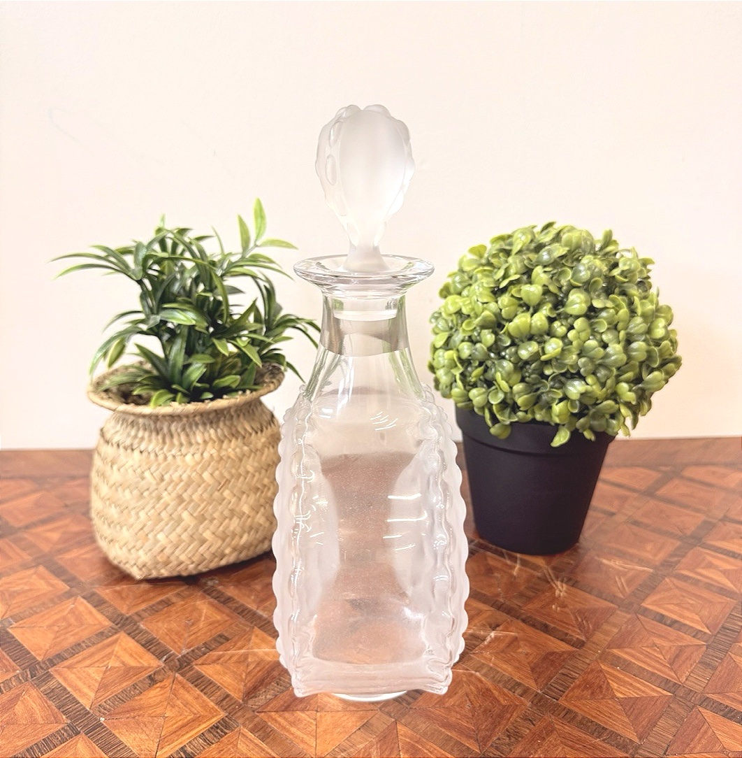 Carafe en cristal Lalique France – Modèle Parme-photo-3