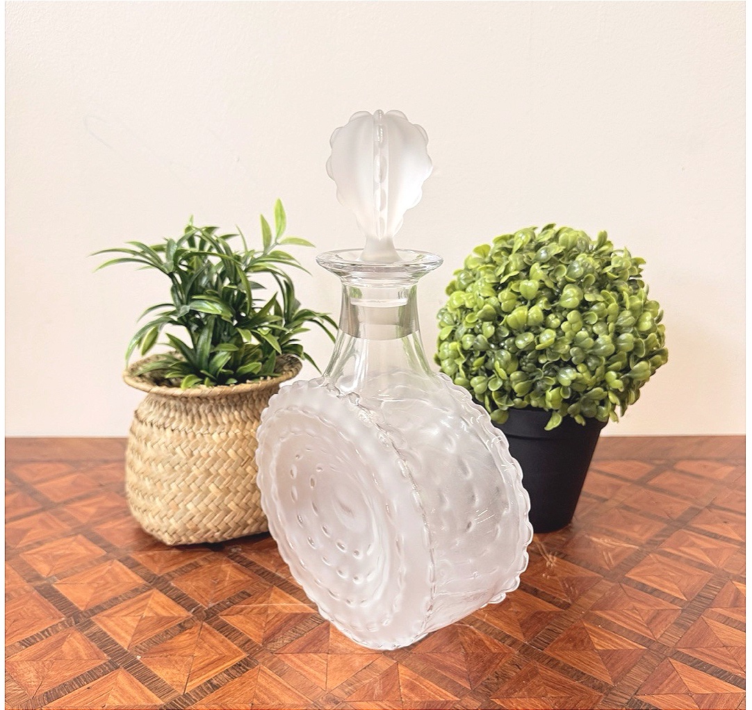 Carafe en cristal Lalique France – Modèle Parme-photo-4