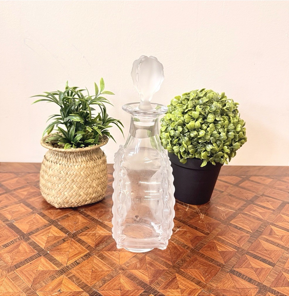 Carafe en cristal Lalique France – Modèle Parme-photo-1