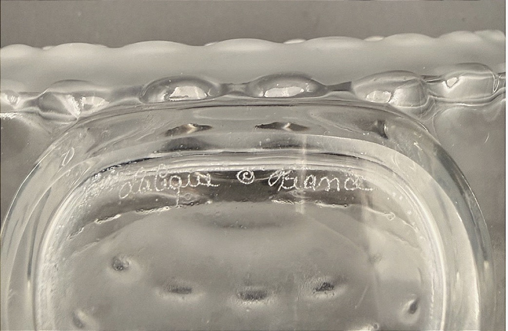 Carafe en cristal Lalique France – Modèle Parme-photo-3