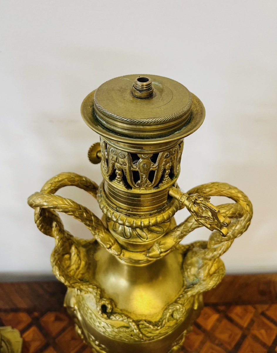 Pair Of Gilt Bronze Vases – 698008-photo-6