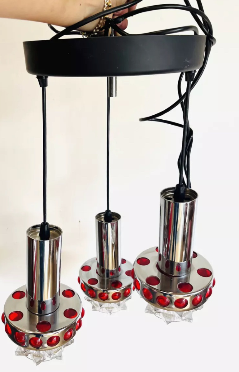 Lustre Raak des année 70 Space Age-photo-2