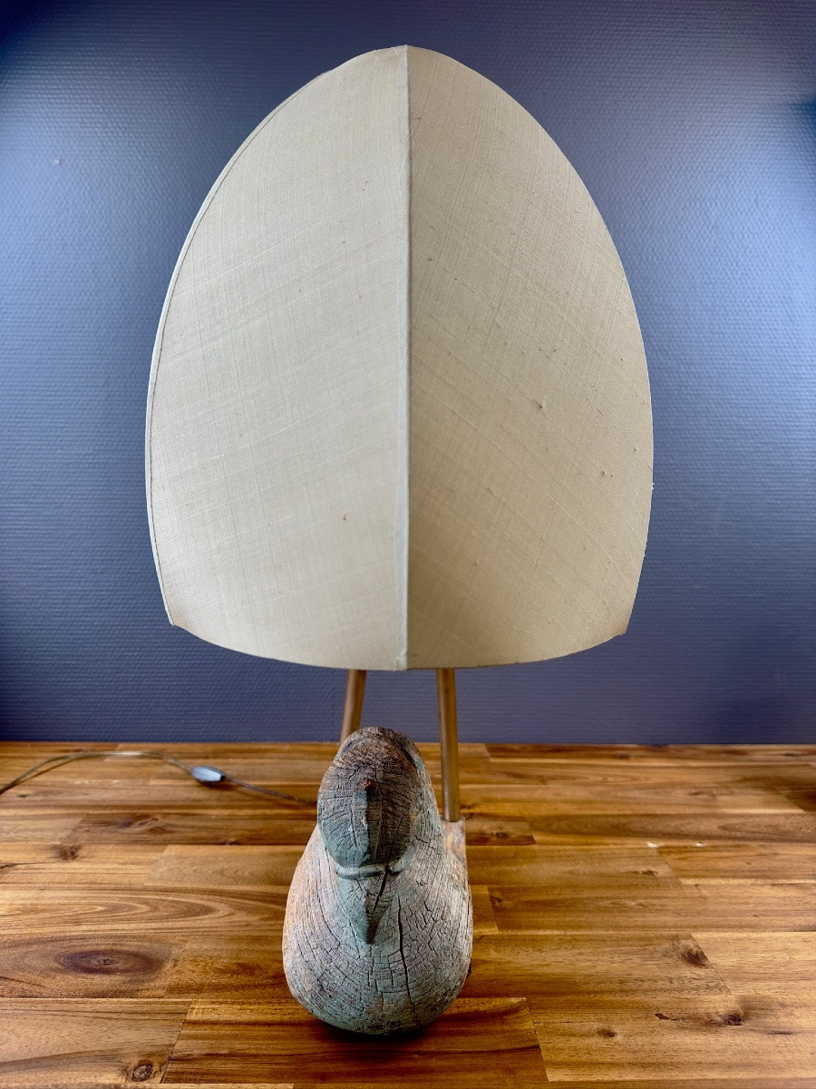 Claude De Muzac Lamp (1934-2022) – Handcrafted And Sculptural Piece-photo-3