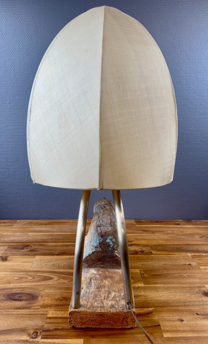 Claude De Muzac Lamp (1934-2022) – Handcrafted And Sculptural Piece-photo-1