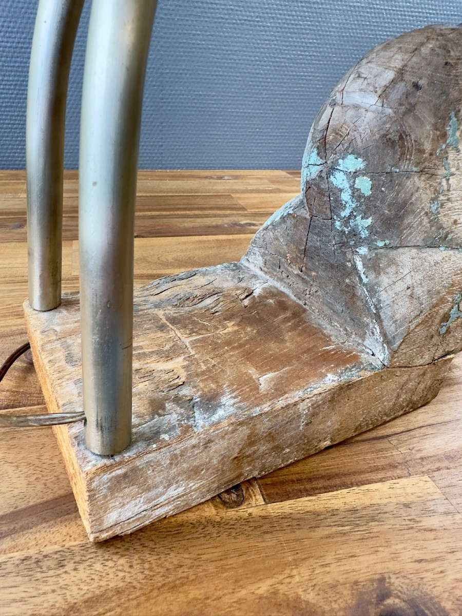 Claude De Muzac Lamp (1934-2022) – Handcrafted And Sculptural Piece-photo-6