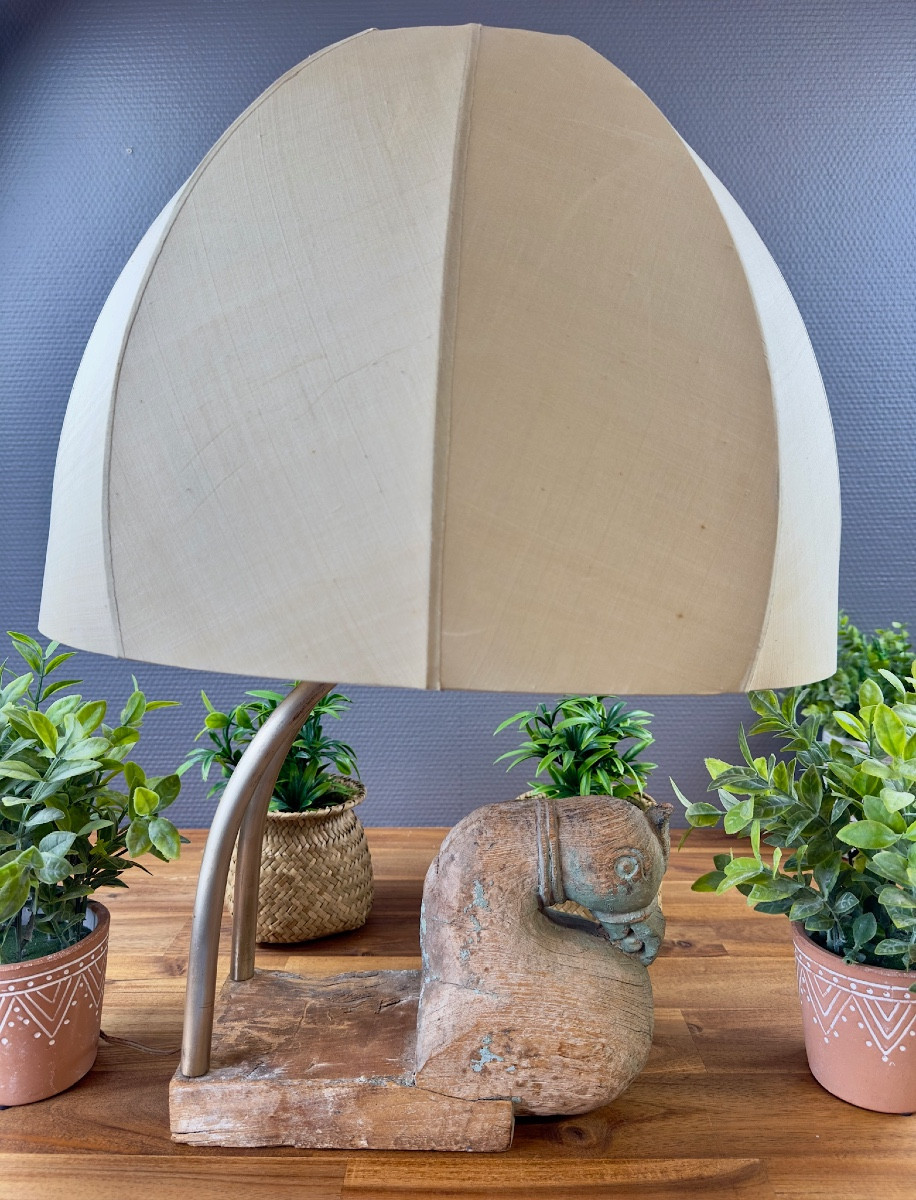 Claude De Muzac Lamp (1934-2022) – Handcrafted And Sculptural Piece