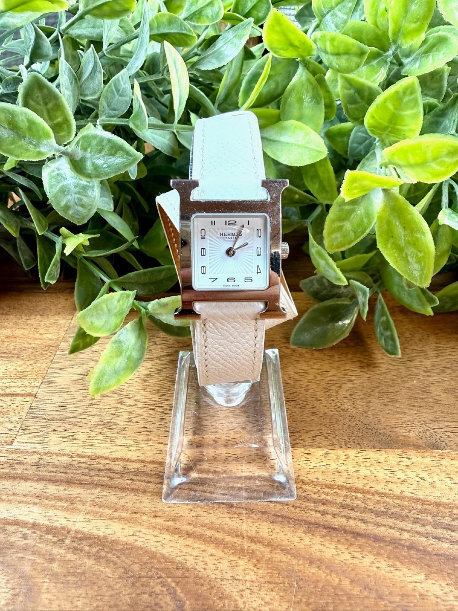 Hermès Heure H Medium Model Steel Watch -photo-1